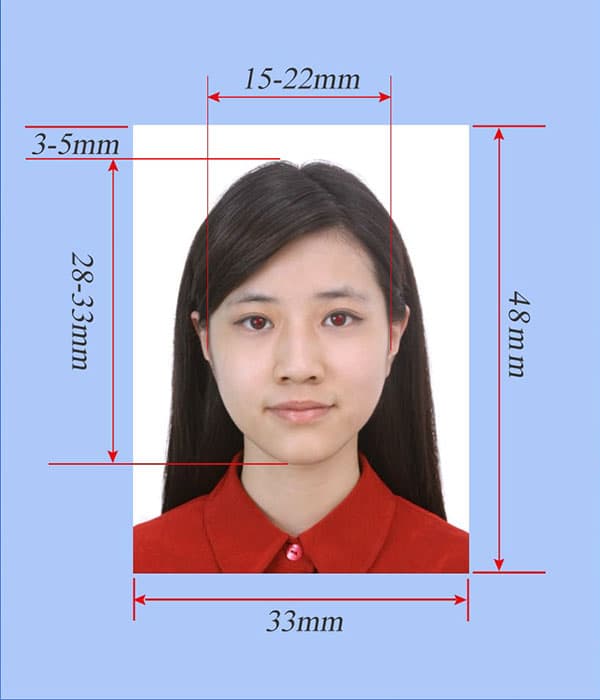 Photo size diagram